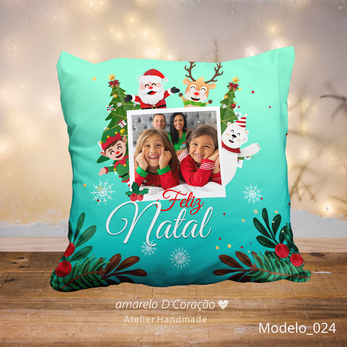 Almofada Com Fotos Natal