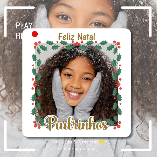 Íman de Acrílico Quadrado