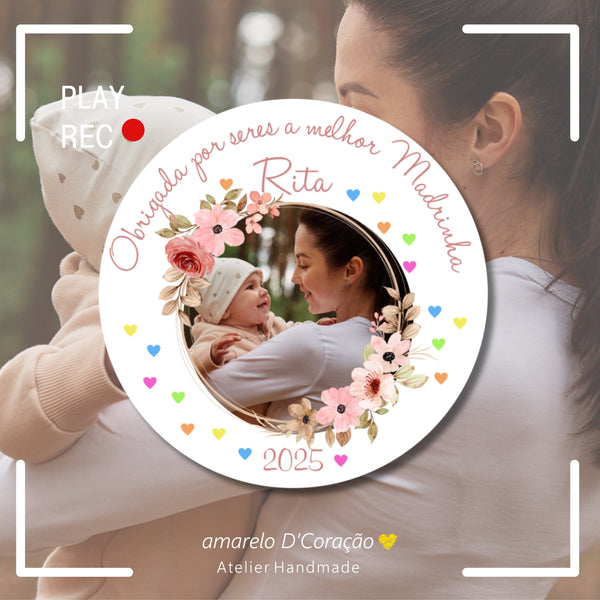 Íman de Acrílico Redondo