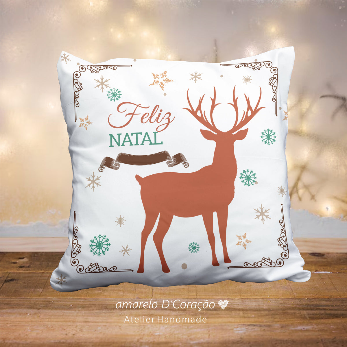Almofada Natal Rena