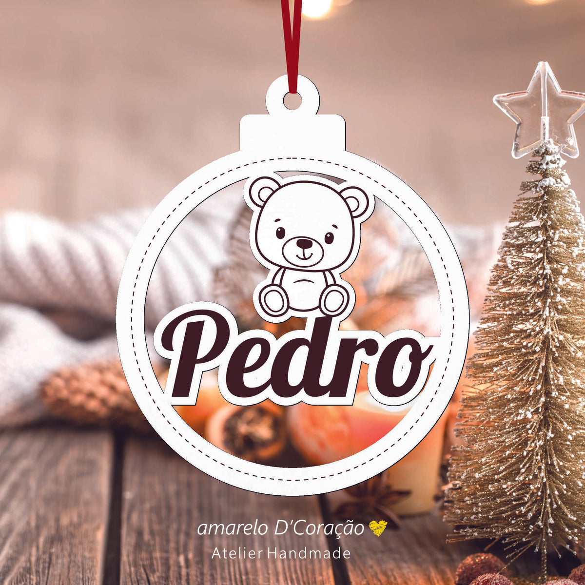 Pêndulo Nomes c/ Ursinho