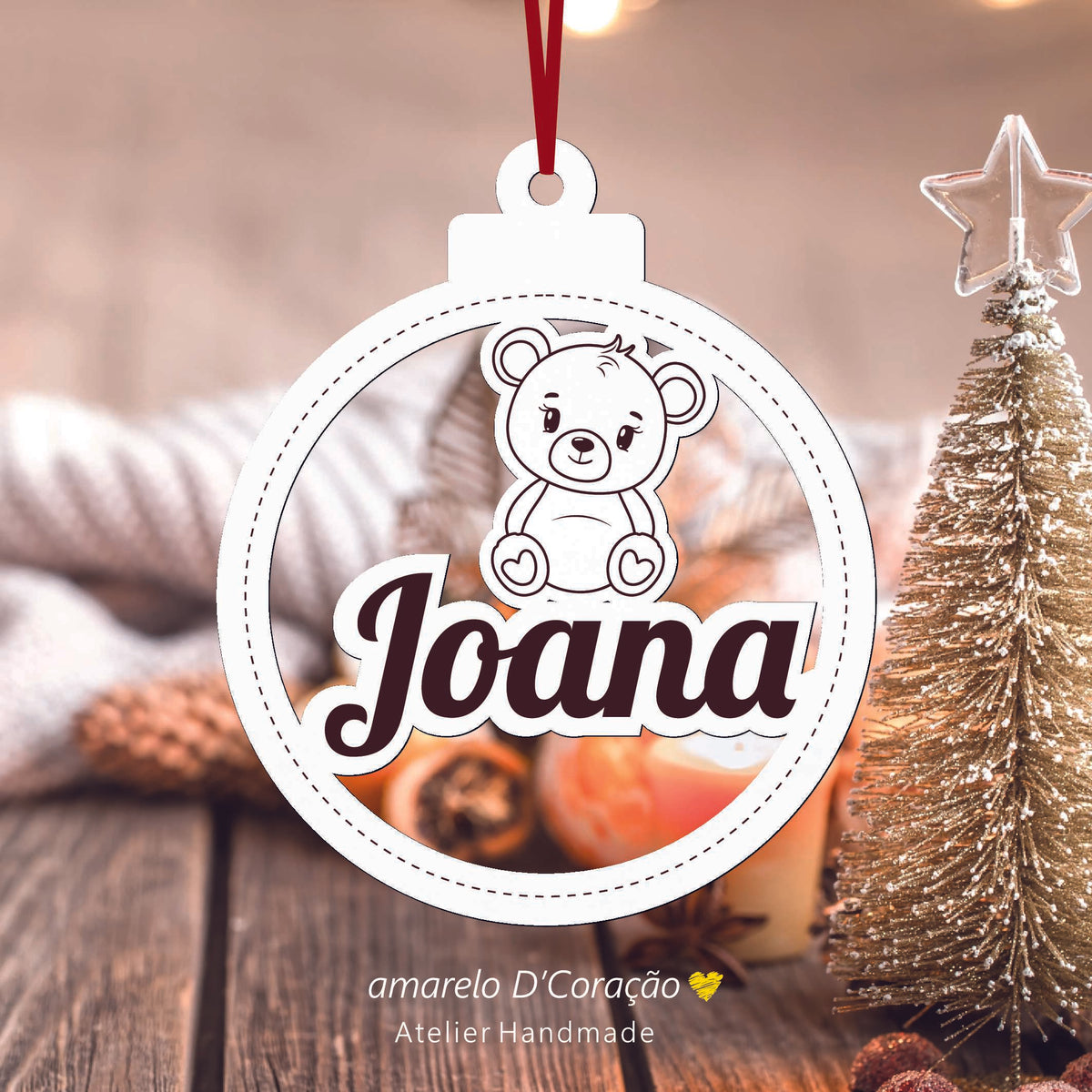 Pêndulo Nomes c/ Ursinho