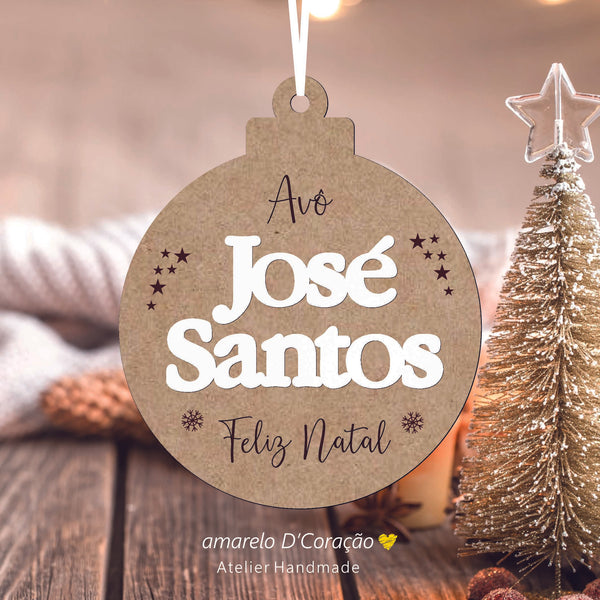 Pêndulo Letras 3D - Nome