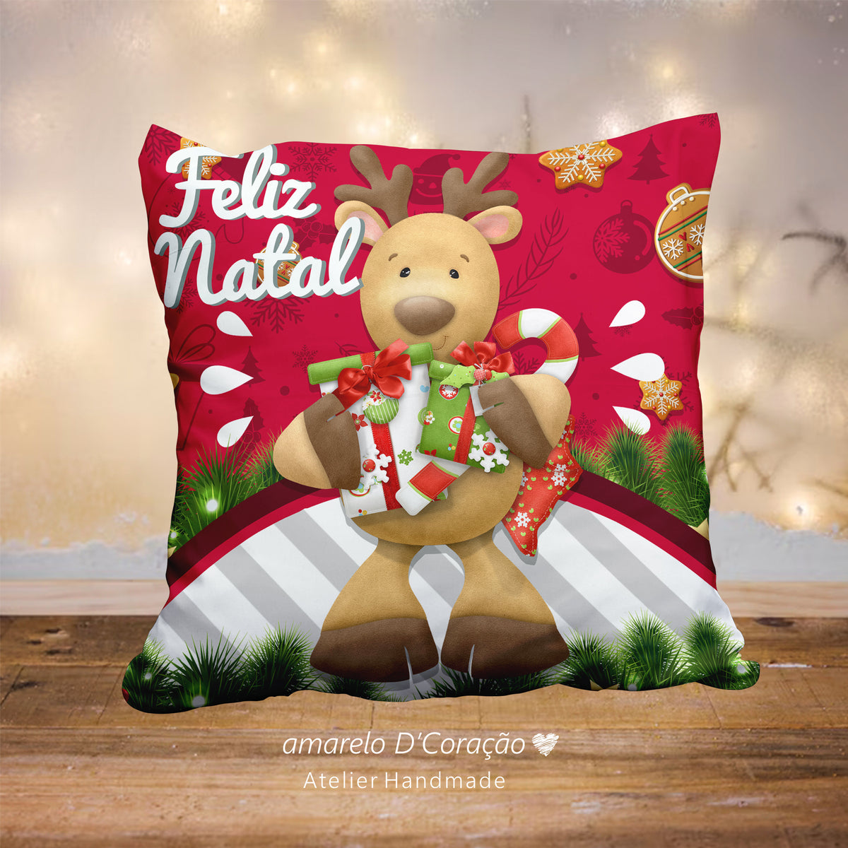 Almofada Natal Rena