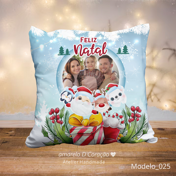 Almofada Com Fotos Natal