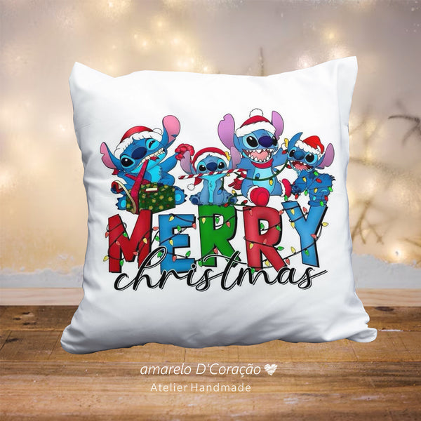 Almofada Natal Stitch