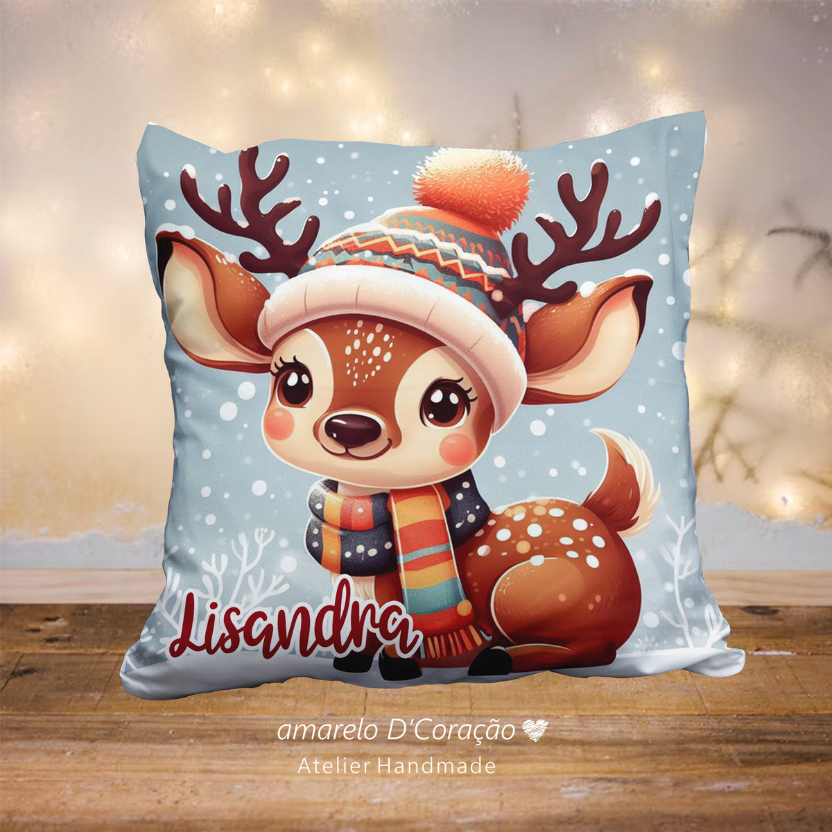 Almofada Natal Rena