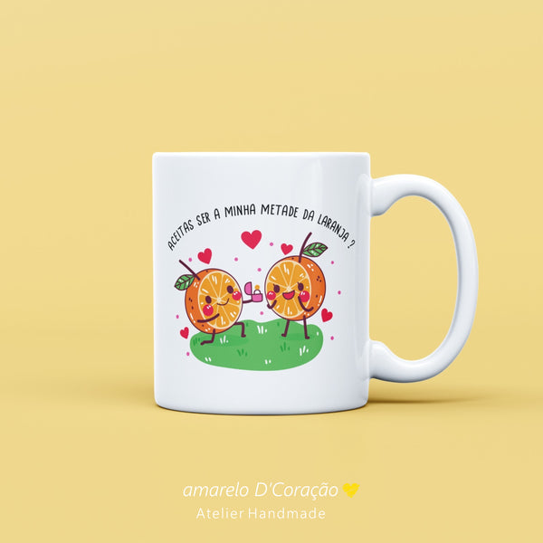 Caneca Laranja Pedido