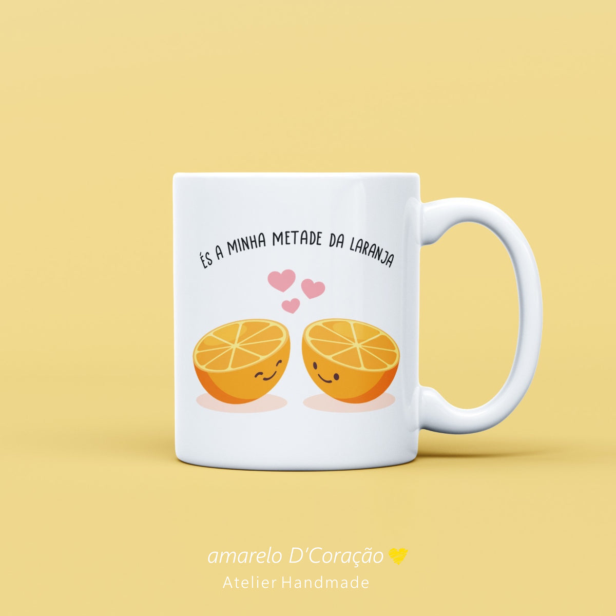 Caneca Metade da Laranja