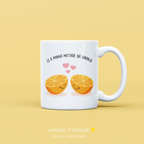 Caneca Metade da Laranja