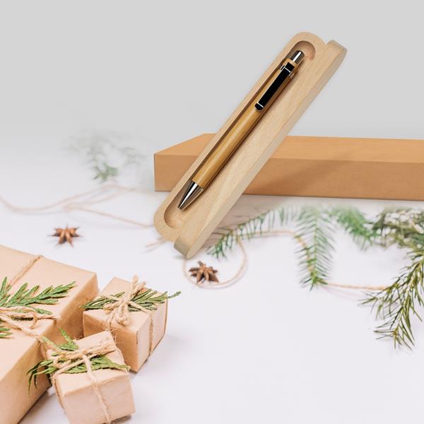 Estojo Madeira Caneta