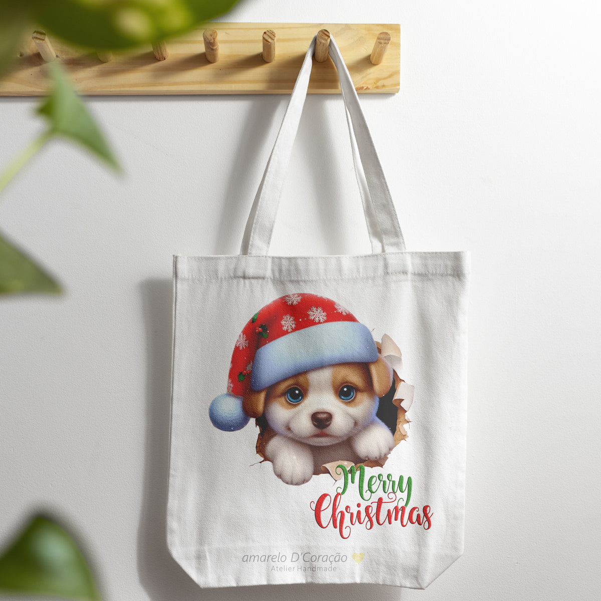 Tote Bag Natal Cão