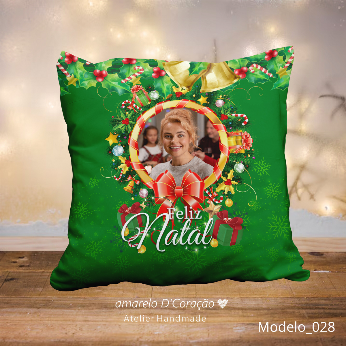 Almofada Com Fotos Natal