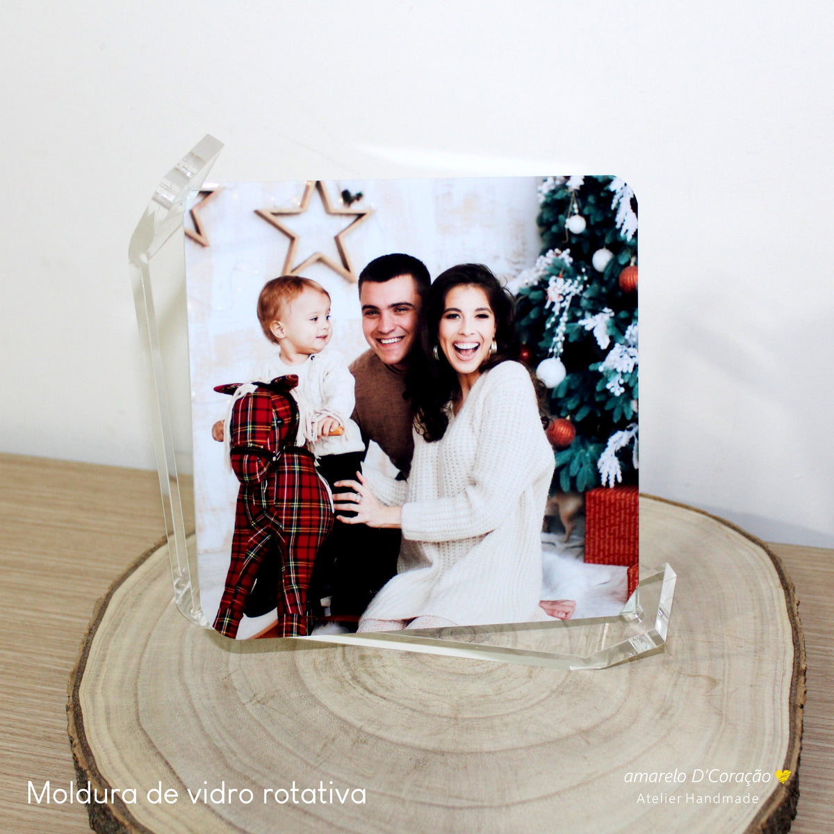 Moldura de Vidro Rotativo