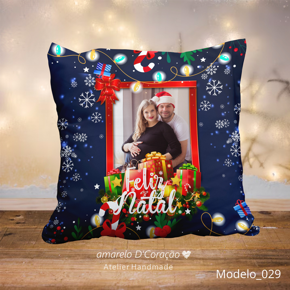 Almofada Com Fotos Natal