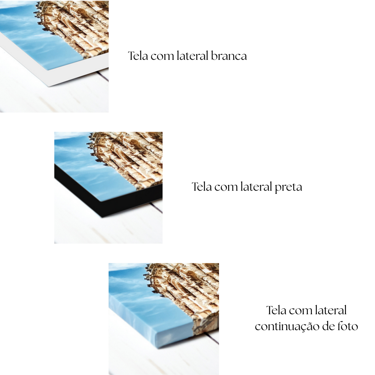 Tela c/ base de Acrílico