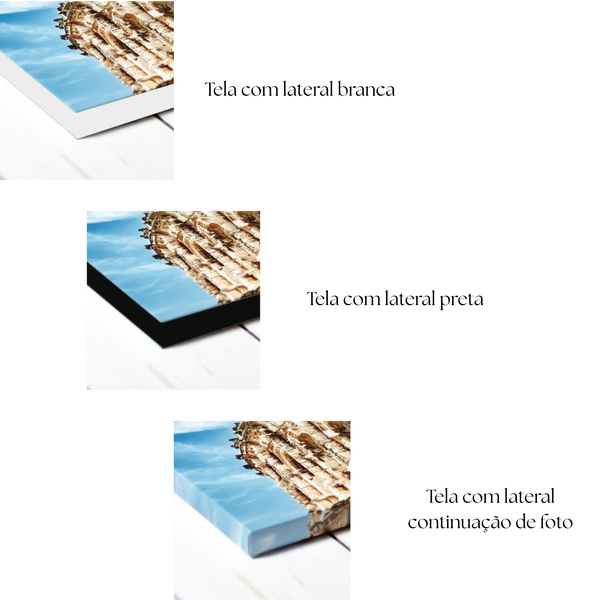 Tela c/ base de Acrílico