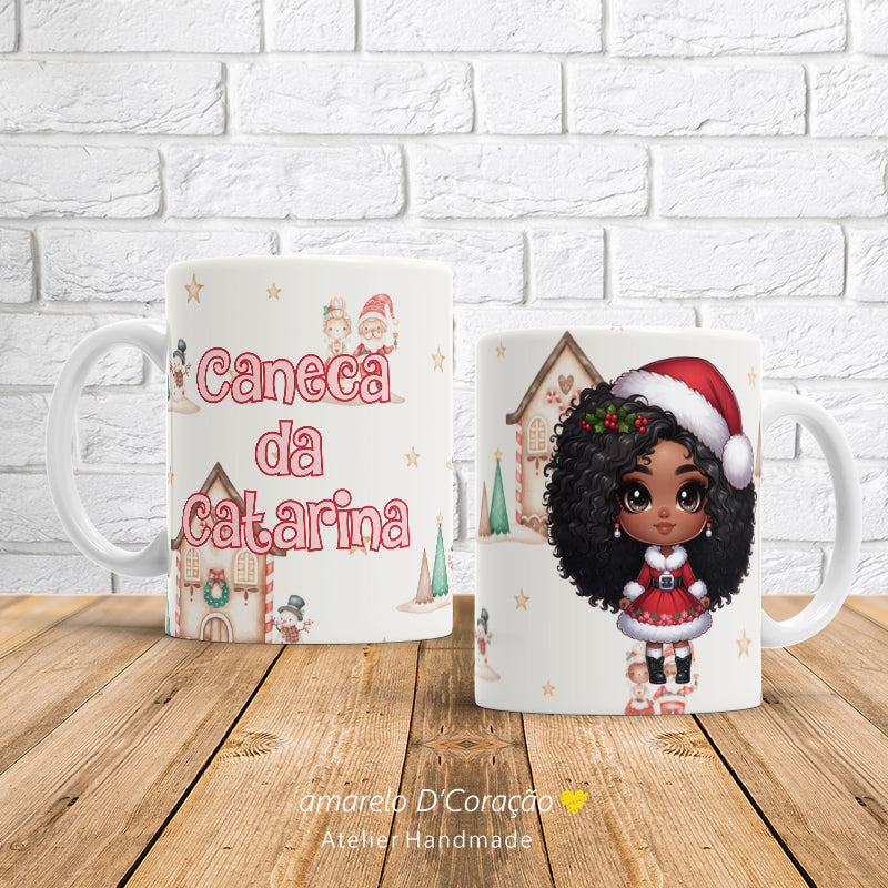 Caneca Bonecas Chibi
