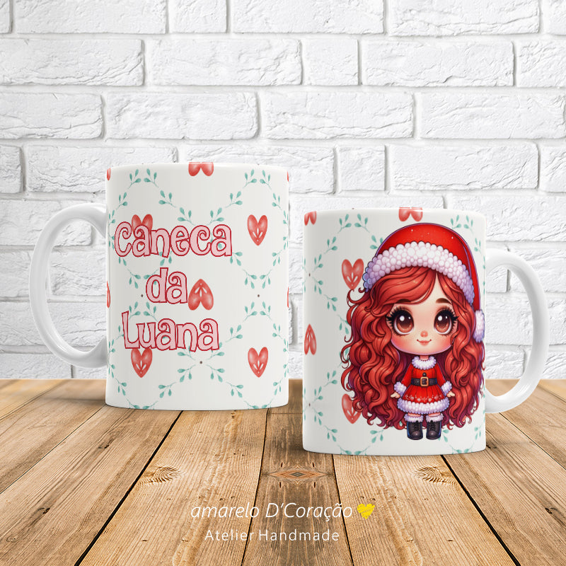 Caneca Bonecas Chibi
