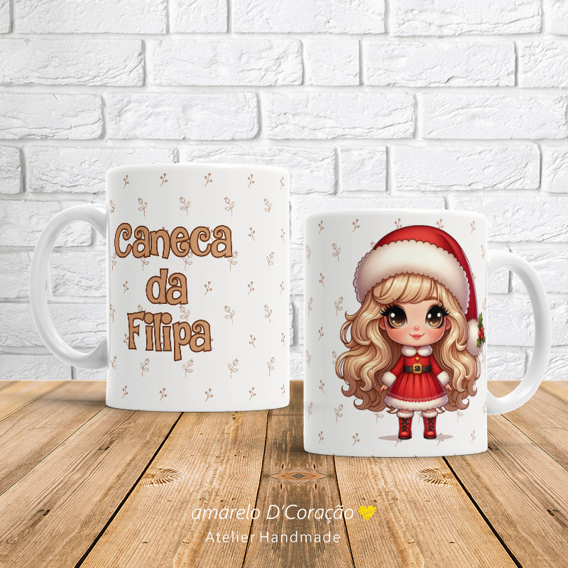 Caneca Bonecas Chibi