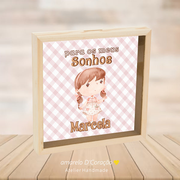 Mealheiro Sonhos Rosa