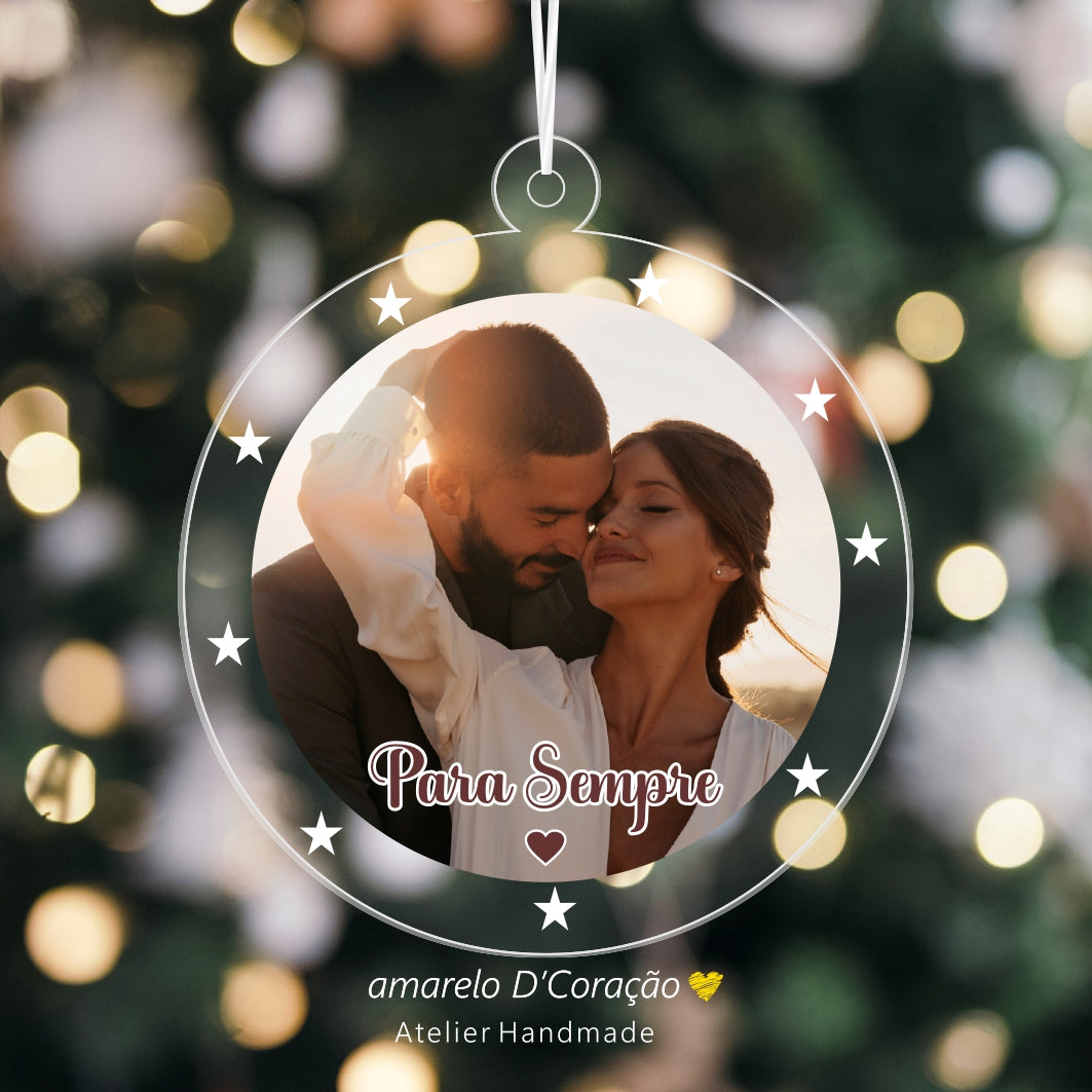 Pêndulos Acrílico Fotografia c/ Estrelas