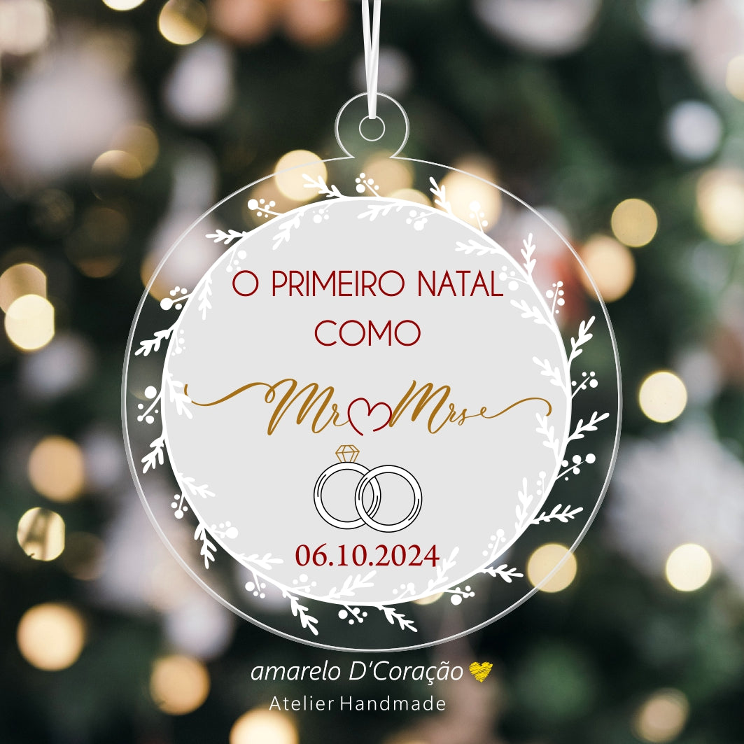 Pêndulos Acrílico Fotografia c/ Monograma