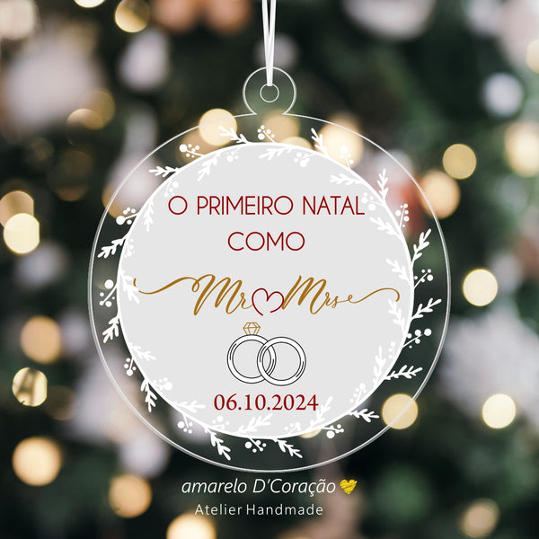 Pêndulos Acrílico Fotografia c/ Monograma