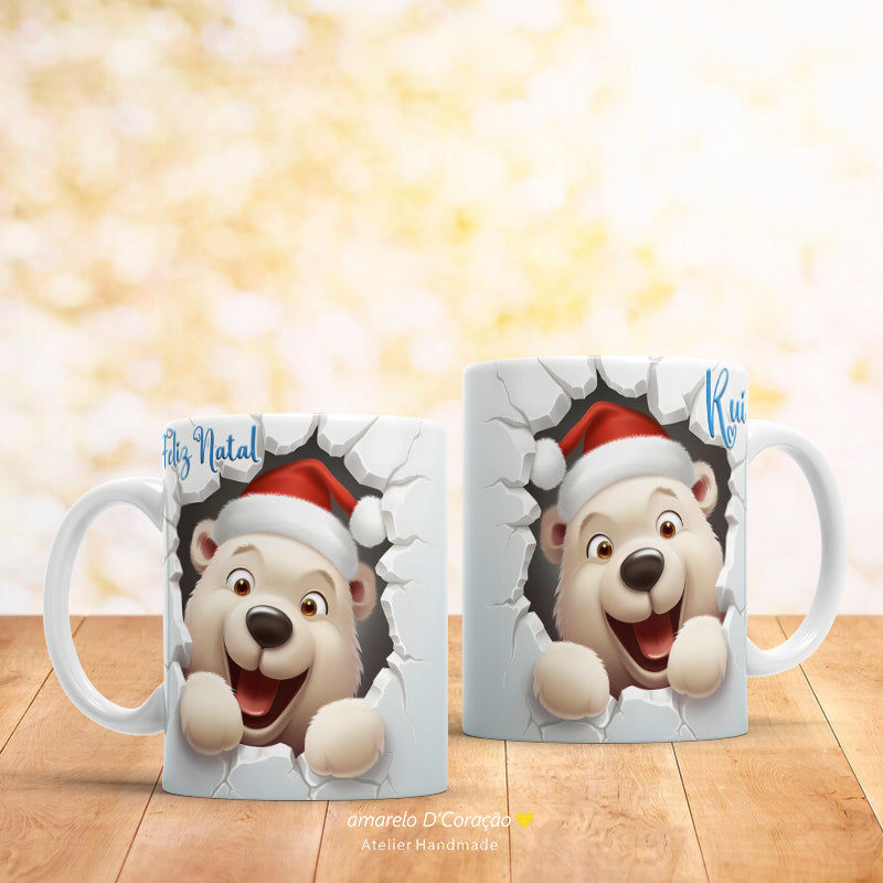 Caneca Urso Natal