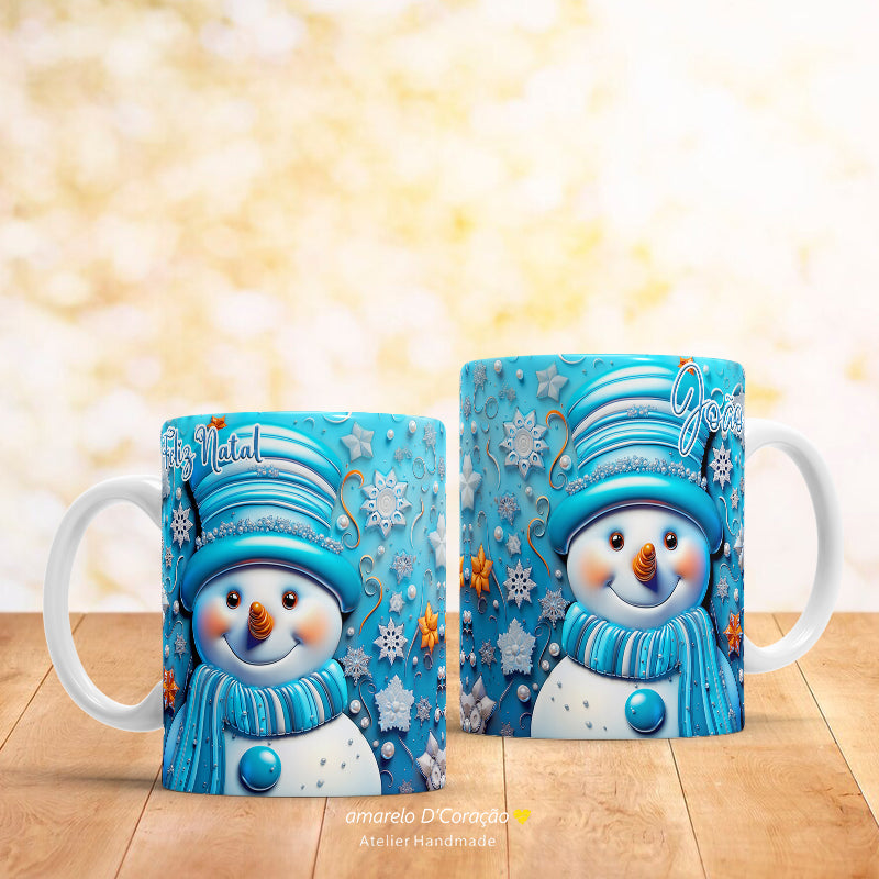 Caneca Boneco de Neve